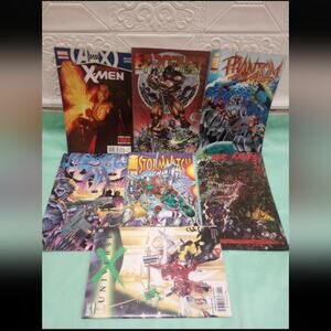 7 bundles of comics books